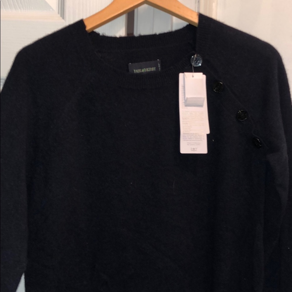 dark navy zadig and voltaire blouse